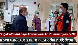 ESKİŞEHİR İL SAĞLIK MÜDÜRÜ BİLGE TEDAVİ GÖREN HASTALARI DİNLEDİ