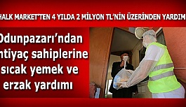 Odunpazarı Belediyesi ihtiyaç sahiplerine yardım eli uzatmaya devam ediyor