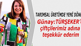 TARIMSAL ÜRETİMDE YENİ DÖNEM