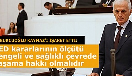 “ ÇED KARARLARININ ÖLÇÜTÜ DENGELİ VE SAĞLIKLI ÇEVREDE YAŞAMA HAKKI OLMALIDIR”