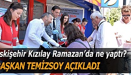 Eskişehir Kızılay Ramazan’da 408 bin liralık bütçe kullandı