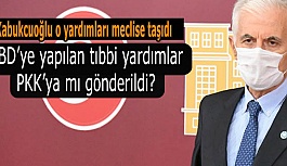 Kabukcuoğlu: ABD’ye yapılan tıbbi yardımlar PKK’ya mı gönderildi?