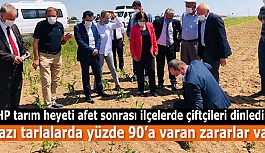 CHP heyeti: Eskişehir çiftçisinin sahipsiz bırakılması kabul edilemez