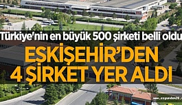 Eskişehir’den 4 şirket var!