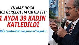 Büyükerşen: Bu topraklarda, #İstanbulSözleşmesini tartışıyor olmak son derece üzücü!