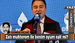 Zatı muhterem ile benim oyum eşit mi?