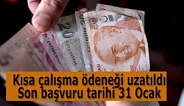 Kısa çalışma ödeneği uzatıldı