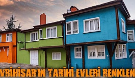 TARİHİ EVLER RENKLENİYOR