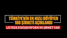 TÜRKİYE’NİN EN HIZLI BÜYÜYEN 100 ŞİRKETİ AÇIKLANDI