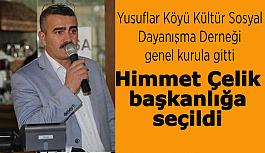 Yusuflar Köyü Derneği yeni başkanını...