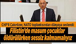 Çakırözer, Filistin’e yönelik saldırıları NATO gündemine taşıdı