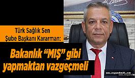 Sağlık çalışanlarının maaşlarında makul bir iyileştirme yapmalıdır