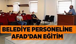 Belediye personeline AFAD’dan eğitim