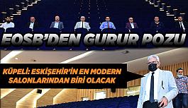 Eskişehir’in en modern ve donanımlı salonu, Eskişehir OSB Meslek Lisesinde kullanıma giriyor