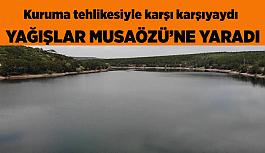 Haziran yağmurları Musaözü Göleti’ni canlandırdı