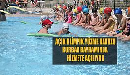 Açık Olimpik Yüzme Havuzu  hizmete açılıyor