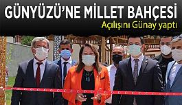 AK Partili Günay Günyüzü Millet Bahçesi’ni açtı