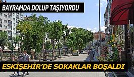 Bayram tatilinin bitmesiyle cadde ve sokaklar tenhalaştı