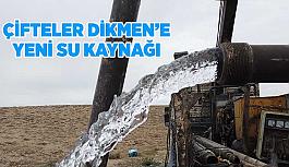 Çifteler Dikmen’e  yeni su kaynağı