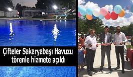 Çifteler Sakaryabaşı Havuzu törenle hizmete açıldı