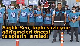 Sağlık-Sen, toplu sözleşme görüşmeleri öncesi taleplerini sıraladı