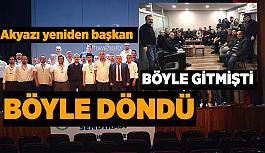 Erdal Akyazı 1 yıl sonra yeniden başkan