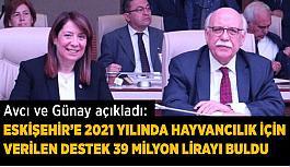 Eskişehir’e 2021 yılında hayvancılıkta verilen destek 39 milyon lirayı buldu