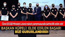 Özel EOSB Meslek Lisesi Robosb takımından büyük başarı