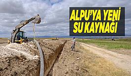 ESKİ, Alpu ilçe merkezinde içme ve kullanma suyu projelerini hayata geçirmeye devam ediyor