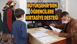 Eskişehir Büyükşehir Belediyesi ilçelerdeki öğrencilere kırtasiye malzemesi desteğine başladı