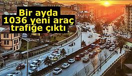Eskişehir'de bir ayda bin 36 yeni araç trafiğe çıktı