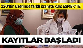 ESMEK kursları yeni dönem kayıtları başladı