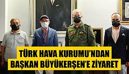 Türk Hava Kurumu’ndan Başkan Büyükerşen’e ziyaret