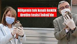 Bölgenin tek kınalı keklik üretim tesisi İnönü’de