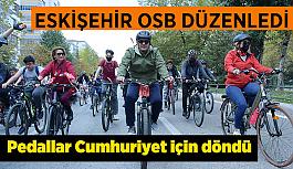 Eskişehir OSB Cumhuriyet Bisiklet Turu Etkinliği düzenledi