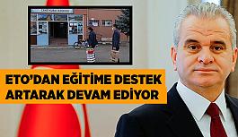 ETO’dan eğitime destek  artarak devam ediyor