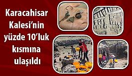 Karacahisar Kalesi’nin yüzde 10’luk kısmına ulaşıldı