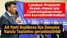 AK Parti Beylikova İlçe Danışma Kurulu Toplantısı gerçekleştirildi