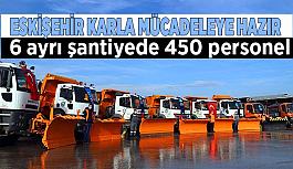 Büyükşehir belediyesi karla mücadeleye hazır