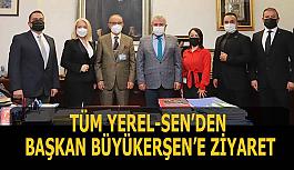 Tüm Yerel-Sen’den Başkan Büyükerşen’e ziyaret