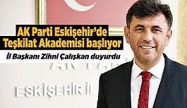 AK Parti Eskişehir’de Teşkilat Akademisi başlıyor