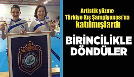 Artistik Yüzme  Türkiye Kış Şampiyonası'nda birincilik
