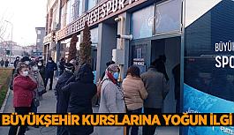 Büyükşehir kurslarına yoğun ilgi…Kayıtlar ilk günden doldu