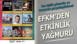 EFKM’den  etkinlik  yağmuru