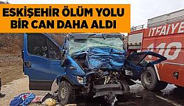 Eskişehir Afyon yolunda kaza:1 kişi hayatını kaybetti