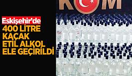 Eskişehir’de sahte içki operasyonu: 400 litre etil alkol ele geçirildi