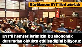 EYT’lilerden Başkan Büyükerşen'e teşekkür