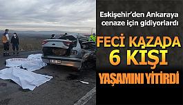 Korkun kaza: 6 kişi hayatını kaybetti, 3 yaralı