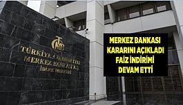 Merkez Bankası 1 puan daha faiz indirdi