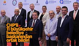 CHP'li 11 büyükşehir belediye başkanından açıklama: Yerel yönetimlere vergi indirimleri ve sübvansiyon desteği verilsin